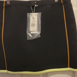 Adidas Ivy Park Black Knit Skirt Size XL New w/Tags